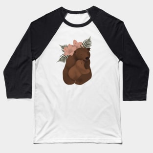 Mama bear & cub Baseball T-Shirt